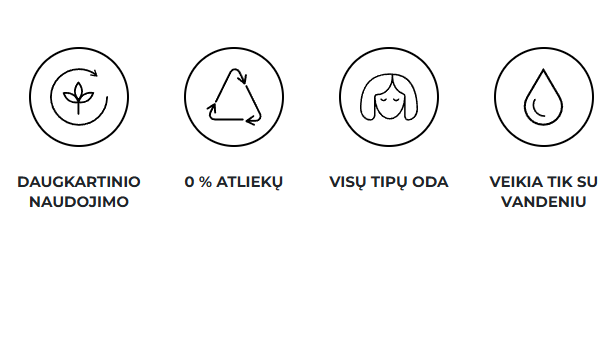 Veido valymo pirštinaitė